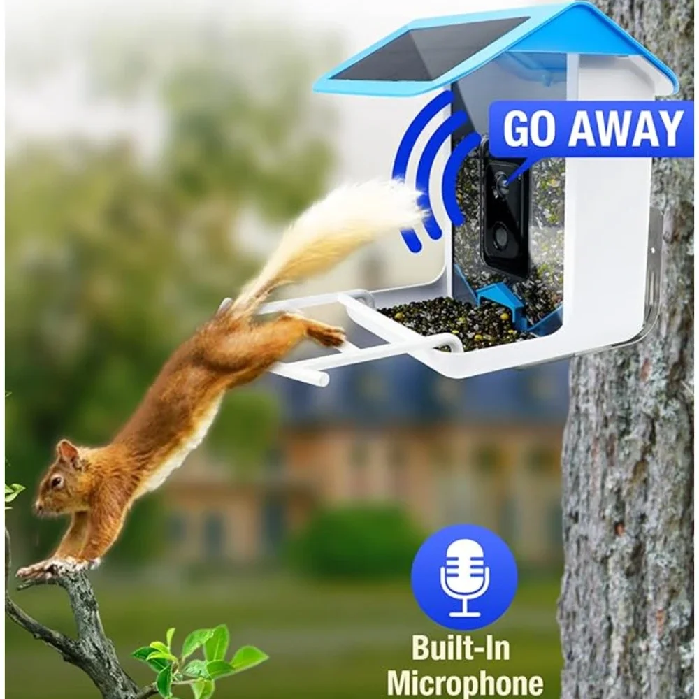 Lullabirds Solar Smart Bird Feeder with Camera Wireless Outdoor $279